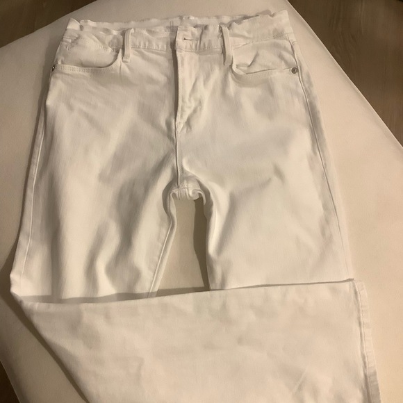 Frame Jeans Womens Size 28 White Le High Straight Five Pocket Versatile Chic